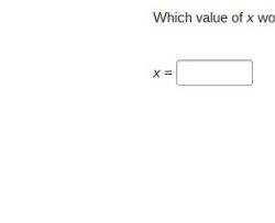 Which value of x would make suv tuw by hl