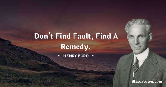 Find henry ford fault don remedy quotes quote quotefancy