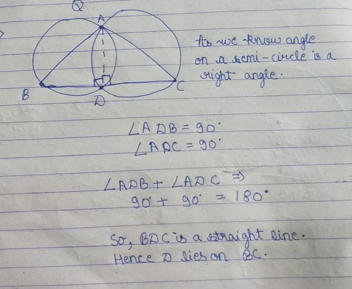 Circles two intersect points example angle centre examples teachoo subtended arc