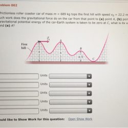 In the figure a frictionless roller coaster car of mass