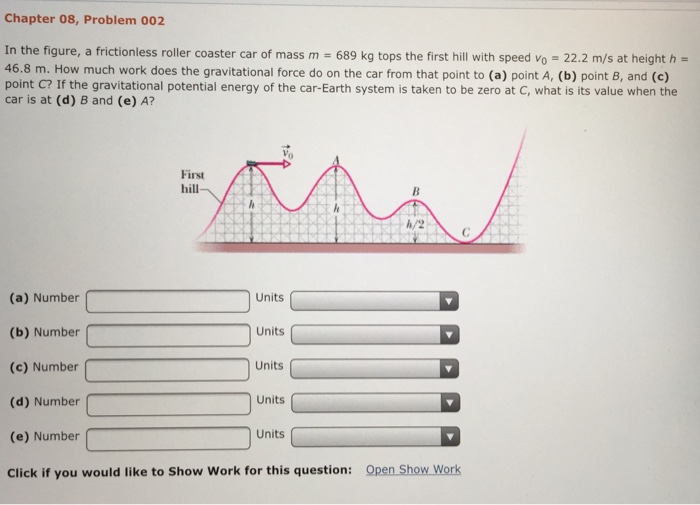 In the figure a frictionless roller coaster car of mass